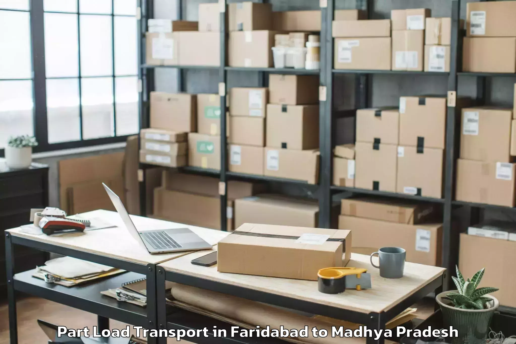 Get Faridabad to Jhalariya Part Load Transport